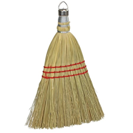 The Brush Man 100% Corn Whisk Broom, 6-1/2 in Sweepign With, 11 in Oal, 12PK WHISK ALL CORN